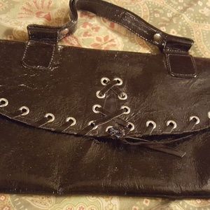 Cheraz black handbag clutch bag